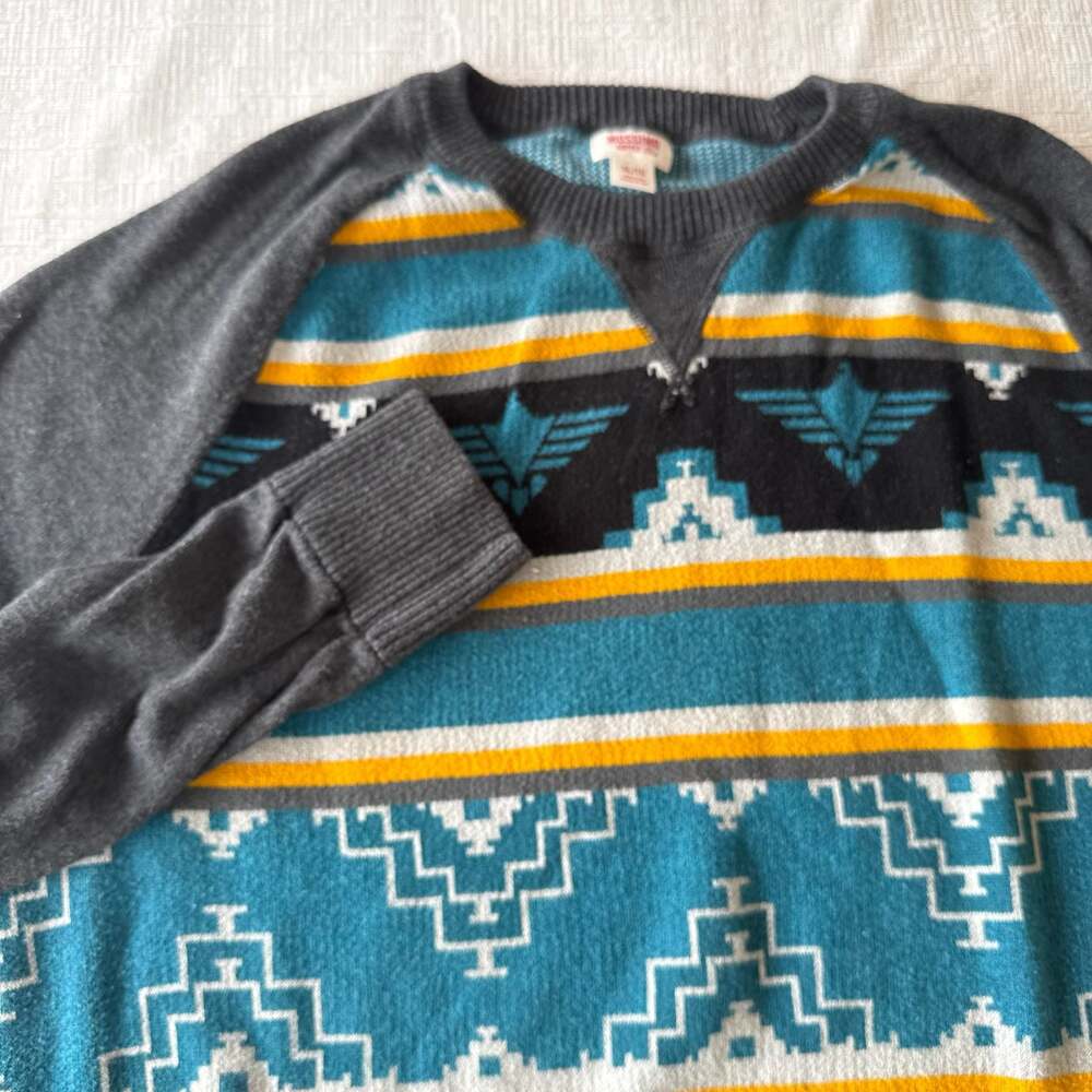 Mossimo Supply Co. Southwestern Pattern Crewneck Sweater XL